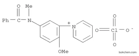 Molecular Structure of 61135-69-1 (Pyridinium, 1-[5-(benzoylmethylamino)-2-methoxyphenyl]-, perchlorate)